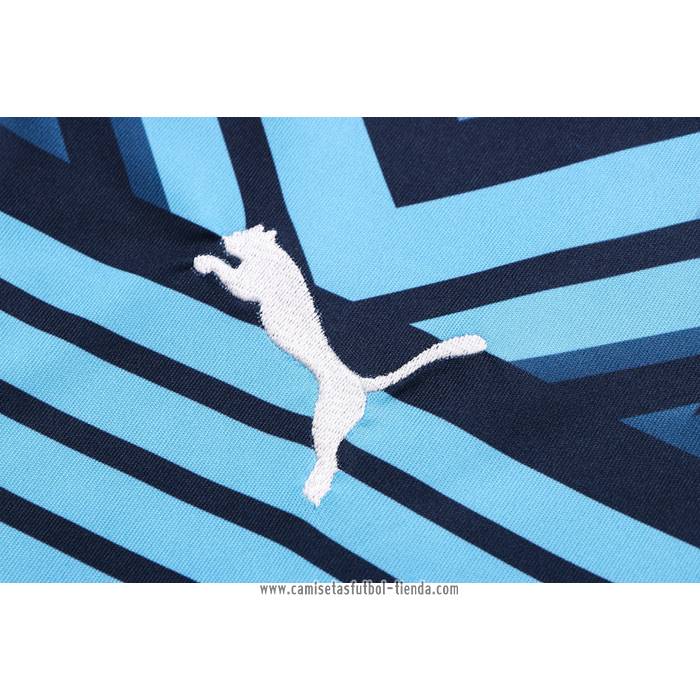 Chandal del Olympique Marsella 2022 2023 Manga Corta Azul